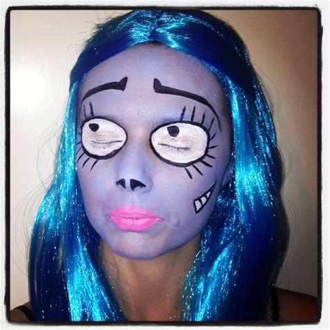 corpse bride face paint